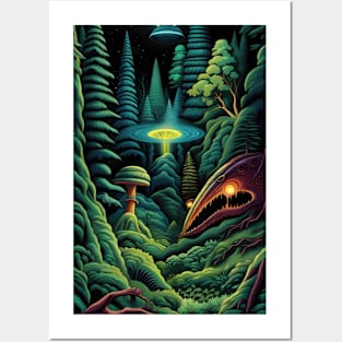 Alien Forest Posters and Art